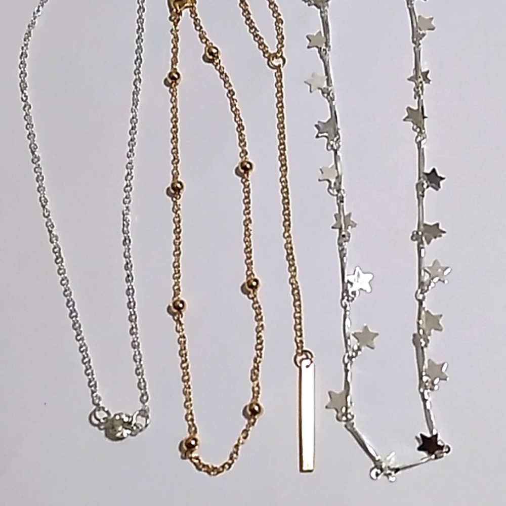Choke necklaces for layering or wear individually